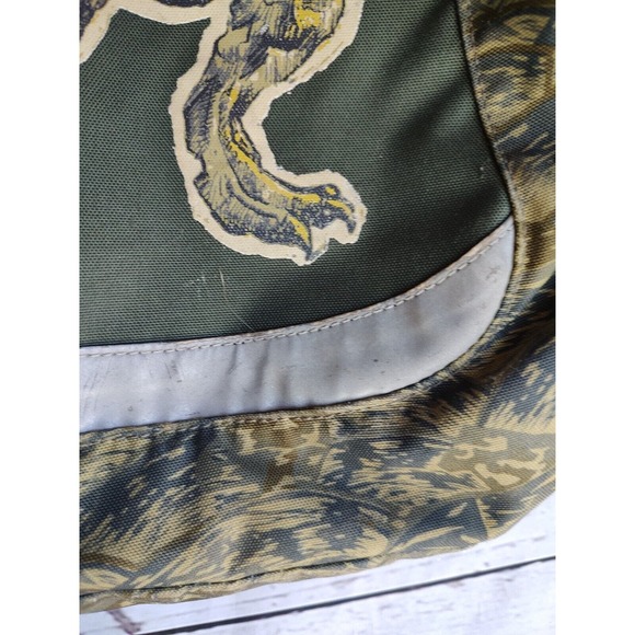 L.L. Bean T-rex Kids School Backpack Green Water Bottle Pockets - Picture 4 of 13